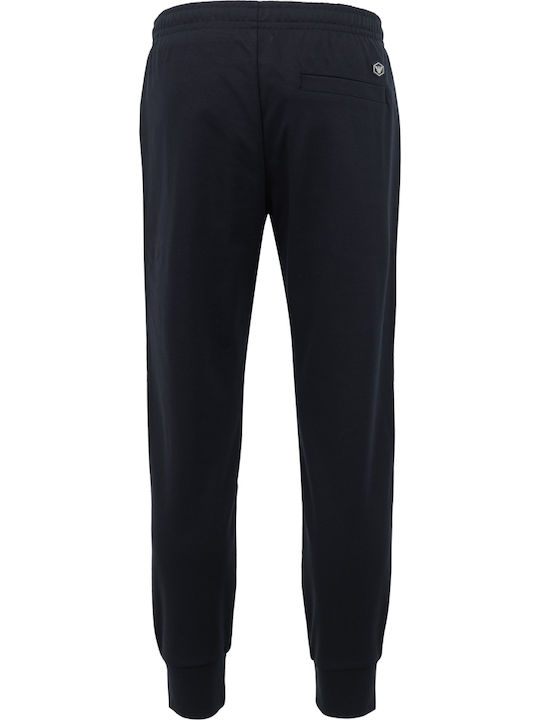 Sweatpants with Elastic Navy Blue