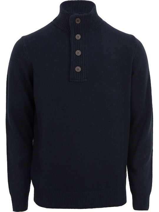 Langarm-Pullover Marineblau