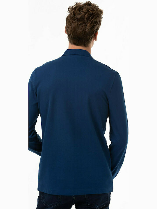 Lacoste Polo Long Sleeve Blouse Blue