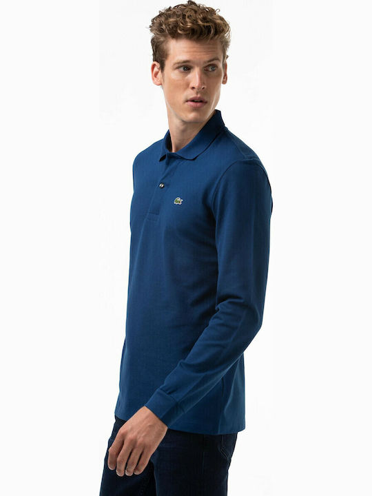 Polo Long Sleeve Blouse Blue