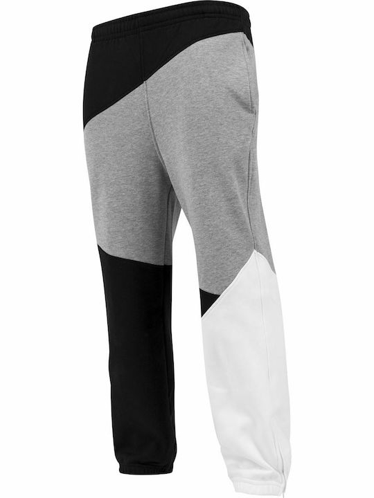 Zig Zag Sweatpants without Elastic Black / Grey / White