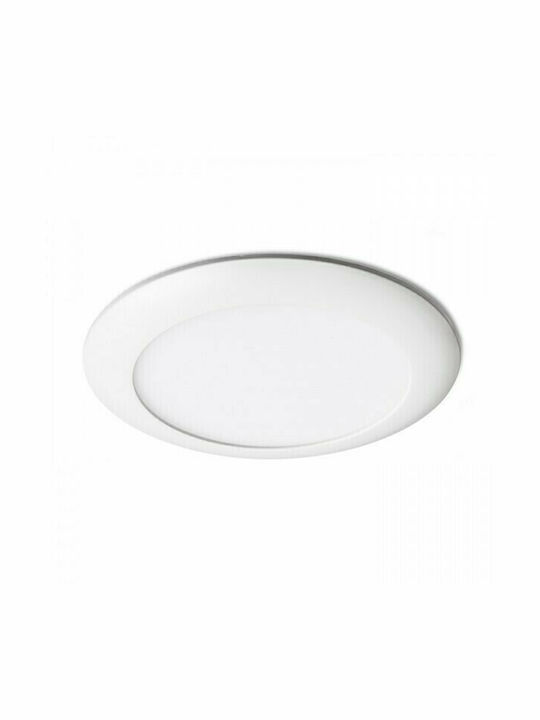 Rendl Light Studio Dada Round Recessed LED Panel 12W with Warm White Light 17.6x17.6cm