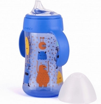 Suavinex Plastic Sippy Cup with Handles Booooo! Second Κύπελλο 6m+ 270ml Blue 3157991/blue