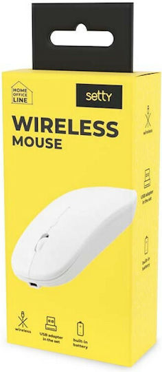 Setty Wireless Bluetooth Mouse White