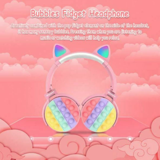 CT-950 Kabellose Bluetooth Am Ohr Kopfhörer mit 18 Stunden Betriebszeit Rosa