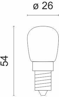 Spot Light Крушка от специален тип 1.5W за фасунга E14 5бр