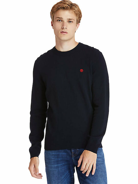 Cohas Brook Langarm-Pullover Marineblau