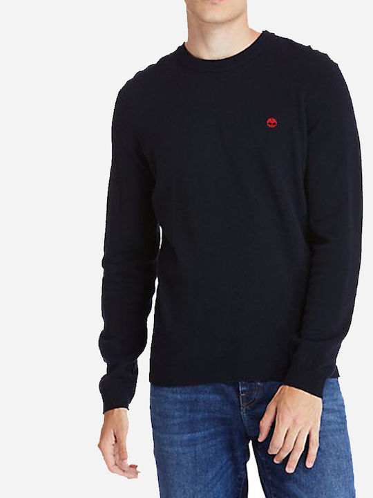 Cohas Brook Langarm-Pullover Marineblau