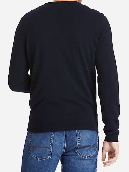 Cohas Brook Langarm-Pullover Marineblau