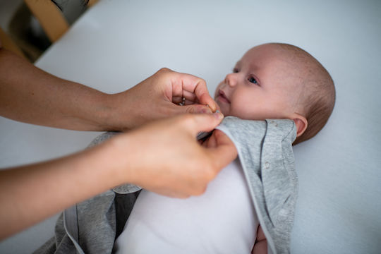 Grobag Зима Спален чувал Swaddle Bag 2.5 Тог Сив