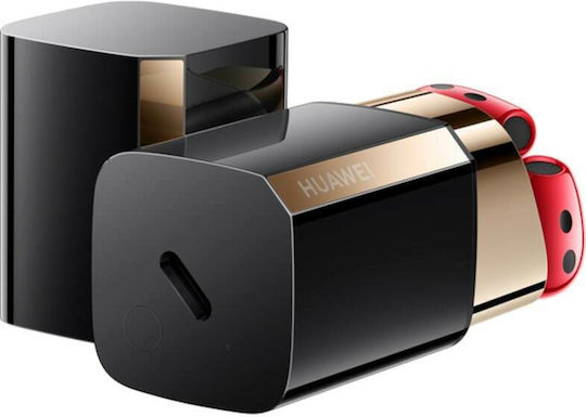 Huawei FreeBuds Lipstick Bluetooth Handsfree Ακουστικά με Αντοχή στον Ιδρώτα και Θήκη Φόρτισης Κόκκινα