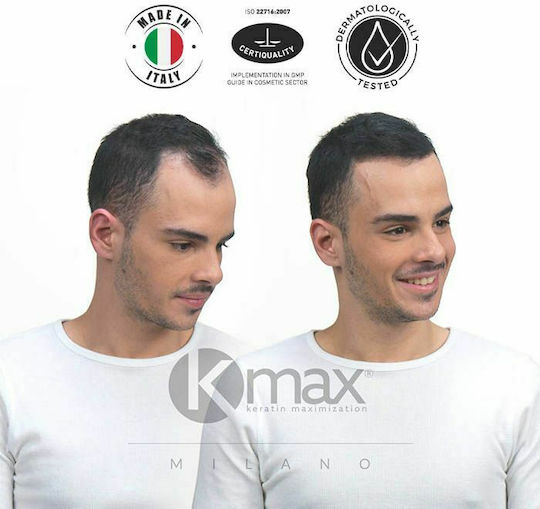 Kmax Milano Hair Thinning Coverage Fibers with Keratin Hair Fibers Economy 32g