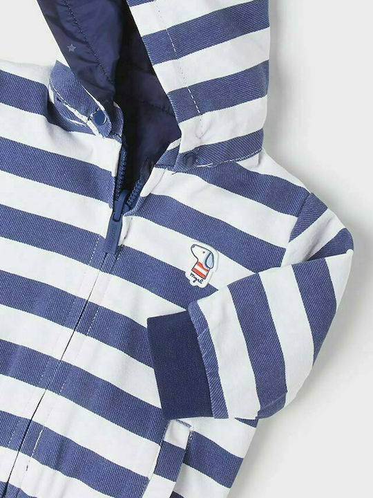 Ecofriends Kids Sports Short Windproof Double Sided Hooded Blue