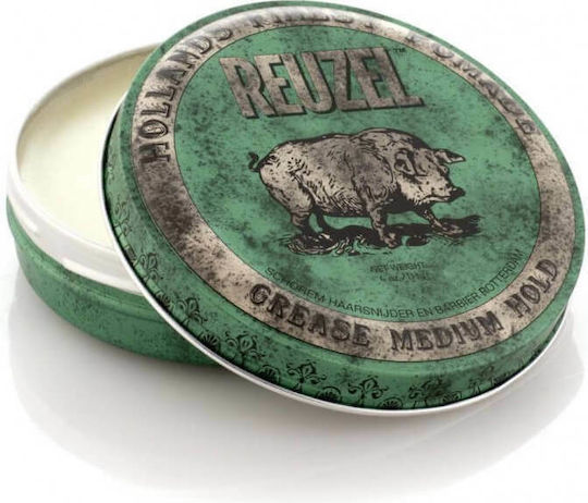 Reuzel Green Grease Pomade για Μεσαίο Κράτημα & Λάμψη 35gr