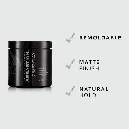 Sebastian Professional Craft Clay Remoldable Matte Texturizer 52ml