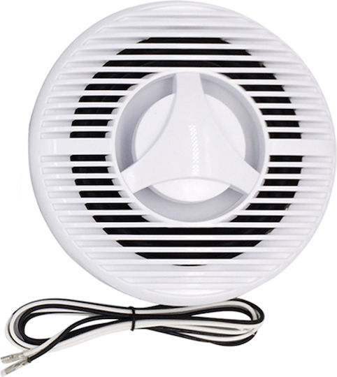 Hasda Set difuzoare marine Impermeabile 6.5" cu 120W RMS Alb