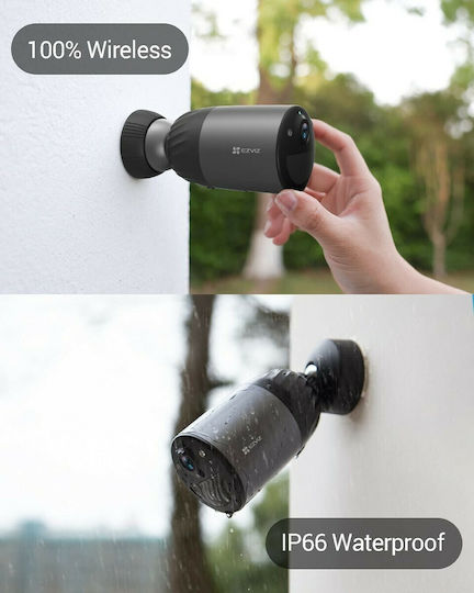 Ezviz BC1C IP Surveillance Camera Wi-Fi Full HD+ 4MP Waterproof Battery Powered with Two-Way Communication and Lens 2.8mm