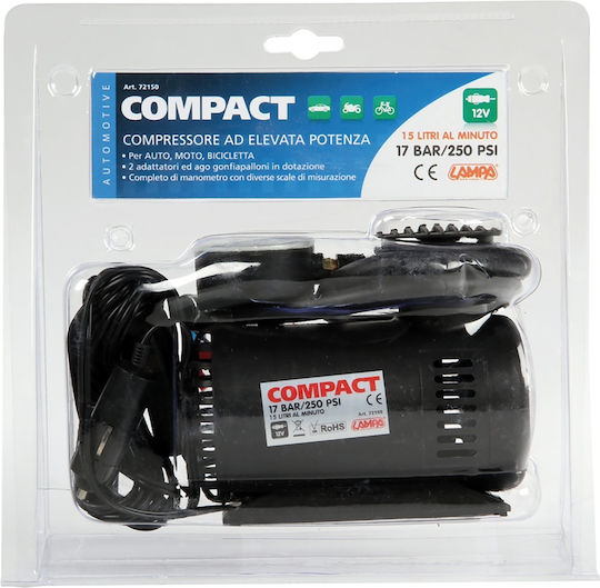 Lampa Car Tire Pump 250PSI with Cable 12V