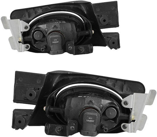 Auto Gs Honda Accord 04-05 Στρογγυλοί Προβολείς Ομίχλης Αυτοκινήτου Universal 2τμχ