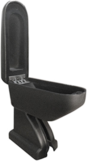 Cik Car Armrest Car PU Armrest for Skoda Felicia Black