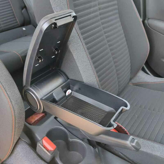 Rati Armster Car PU Armrest for Citroen C4 SpaceTourer 2019 Black