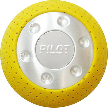 Lampa Shift Knob GT Leather Universal Aluminium Yellow