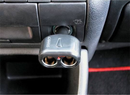 Lampa SP-2 Încărcător Auto 10A cu Porturi: 2xBrichetă Negru Culoare