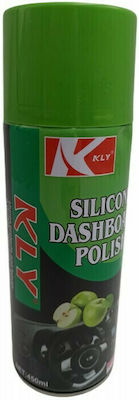 KLY Spray Polieren für Kunststoffe im Innenbereich - Armaturenbrett mit Duft Apfel Silicone Dashboard Polish 220ml Q-8801C