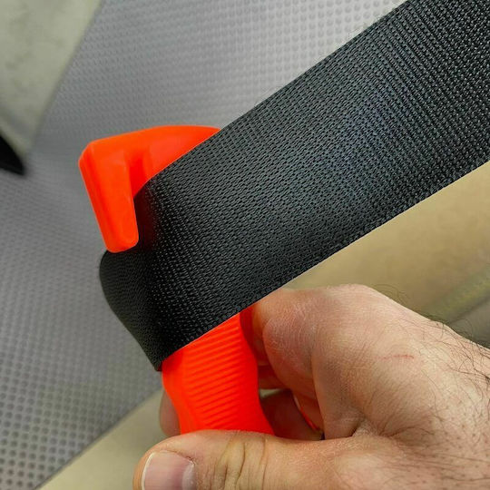 Auto Gs Car Emergency Hammer With Seatbelt Cutter Red