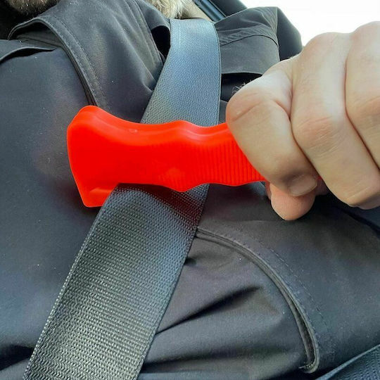 Auto Gs Car Emergency Hammer With Seatbelt Cutter Red