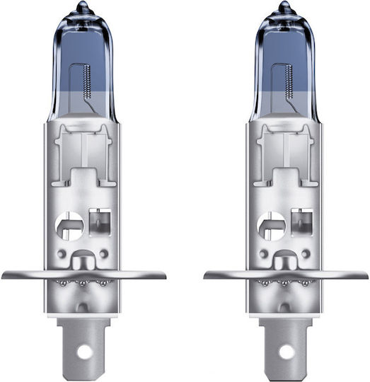 Osram Lamps Car Cool Blue Boost H1 Halogen 5000K Cold White 12V 80W 2pcs