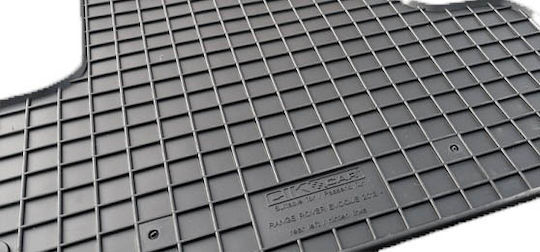 Cik Satz Vorder- und Hintermatten 4Stück aus Gummi für Land Rover Range Rover Evoque 2011-2018 Schwarz