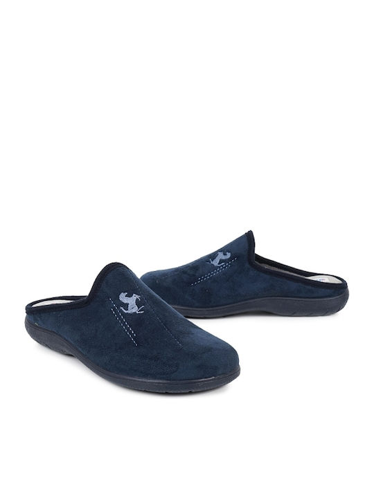 Dicas Men's Slipper Blue