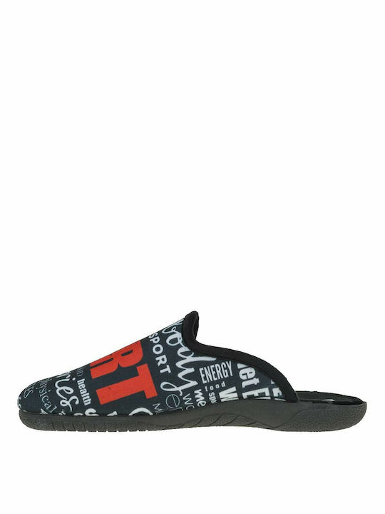 Dicas Men's Slipper Black