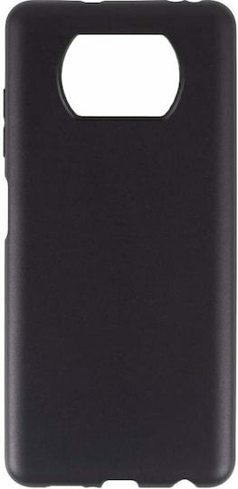 Back Cover Σιλικόνης Μαύρο (Poco X3 NFC / X3 Pro)