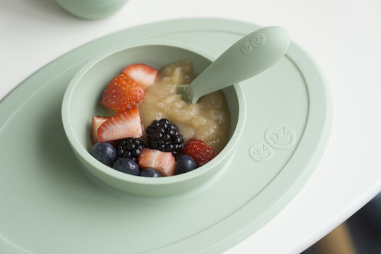 Ezpz Feeding Set Tiny made of Silicone Green 3pcs