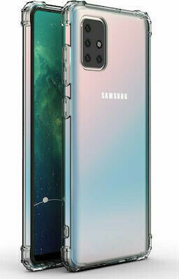 Anti Shock Back Cover Silicon 0.5mm Transparent (Galaxy A21s)