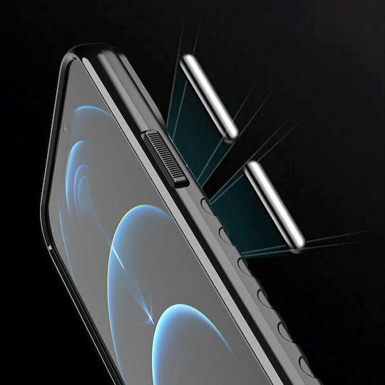 Powertech Back Cover Silicon Negru (iPhone 13 Pro Max)