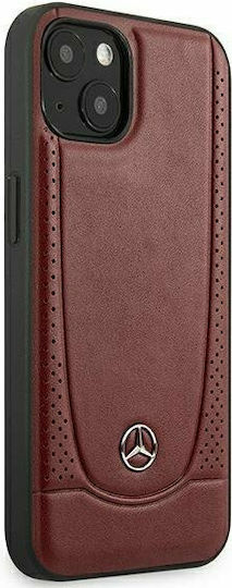 Mercedes-Benz Urban Back Cover Δερμάτινο Κόκκινο (iPhone 13 mini)
