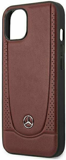 Mercedes-Benz Urban Back Cover Δερμάτινο Κόκκινο (iPhone 13 mini)