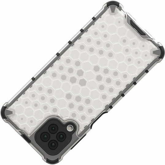 Hurtel Honeycomb Armor Back Cover Silicone Transparent (Galaxy A22 4G)