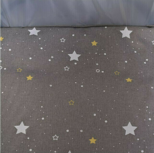 Cangaroo Once Upon A Time Laufstall 3 Ebenen mit Wickeltisch & Matratze Gray 125x62cm