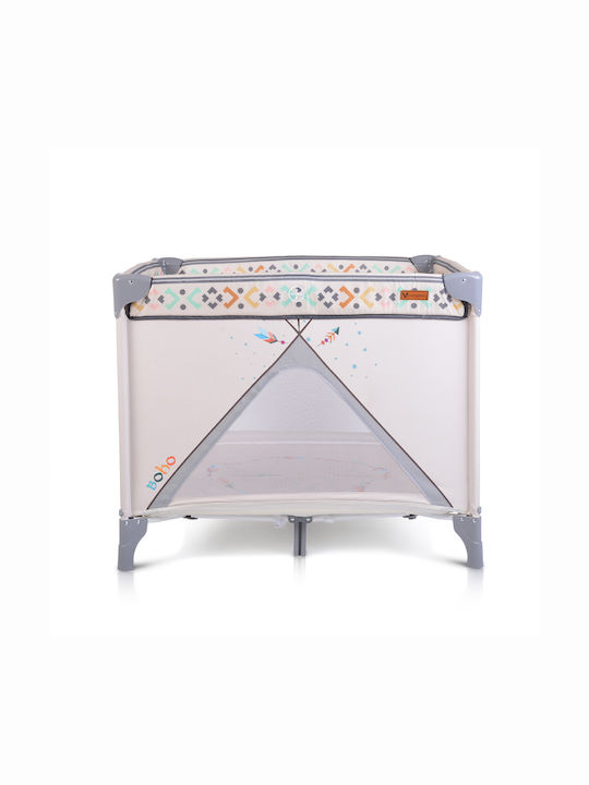 Cangaroo Boho Playpen with Mattress Beige 100x100cm