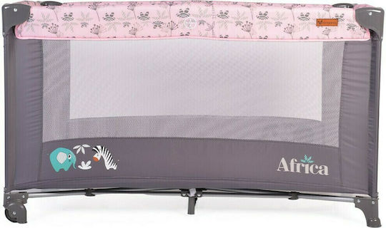 Cangaroo Africa Laufstall Rosa 125x65cm