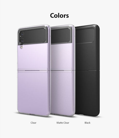 Ringke Slim Umschlag Rückseite Kunststoff Matte Clear (Galaxy Z Flip3 5G)