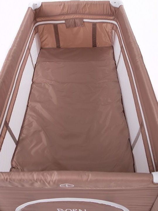 Kikka Boo So Gifted 2020 Playpen 2 Levels with Mattress Beige 124x64cm