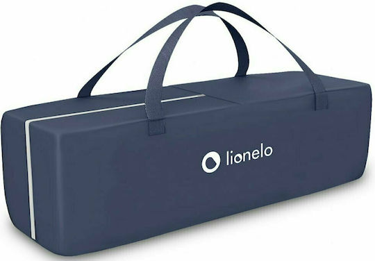 Lionelo Sven Plus Loc de joacă 2 Nivele cu Schimbător & Saltea Albastru marin 127x65cm