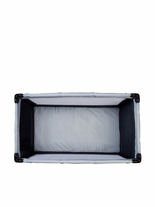 Baby Adventure Holiday Aluminium Παρκοκρέβατο 2 Επιπέδων Γκρι 120x60cm