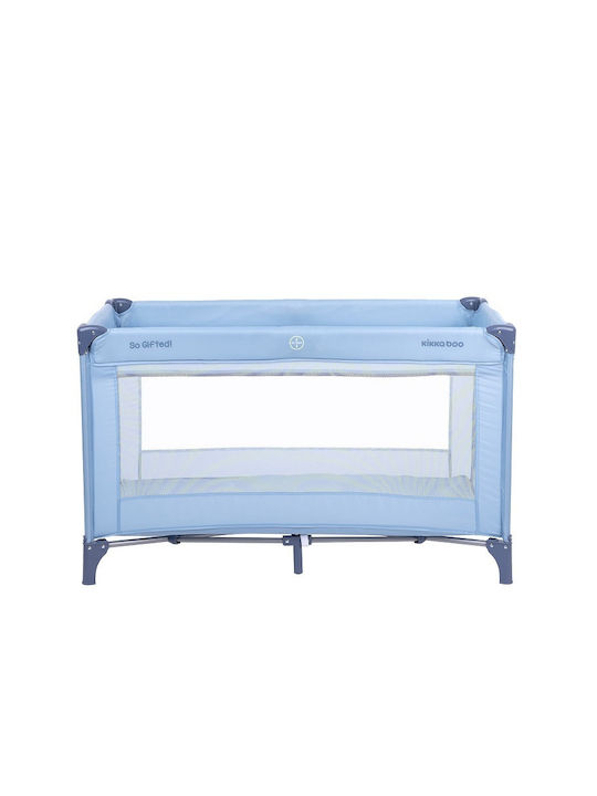 Kikka Boo So Gifted Playpen 2 Levels with Mattress Blue 124x64cm