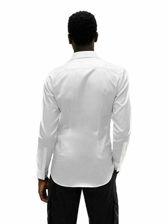 Hugo Boss Men's Shirt Long Sleeve Cotton White